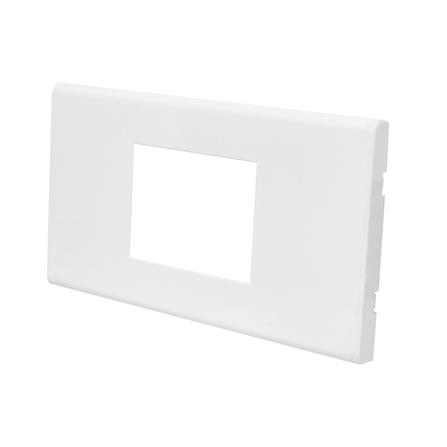 หน้ากาก 2 ช่องกลาง CT ELECTRIC A-1022 สีขาว_1