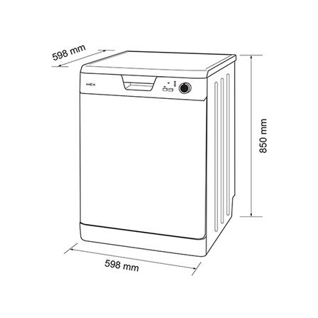 เครื่องล้างจานตั้งพื้น MEX DK612W_4