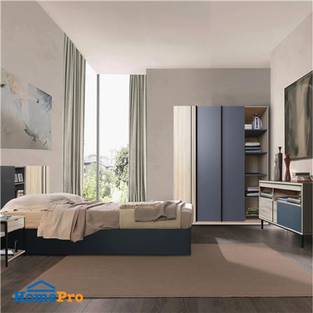 ตู้เสื้อผ้า FURDINI KNIGHT 160 ซม. NATURAL/เทาดำ_6