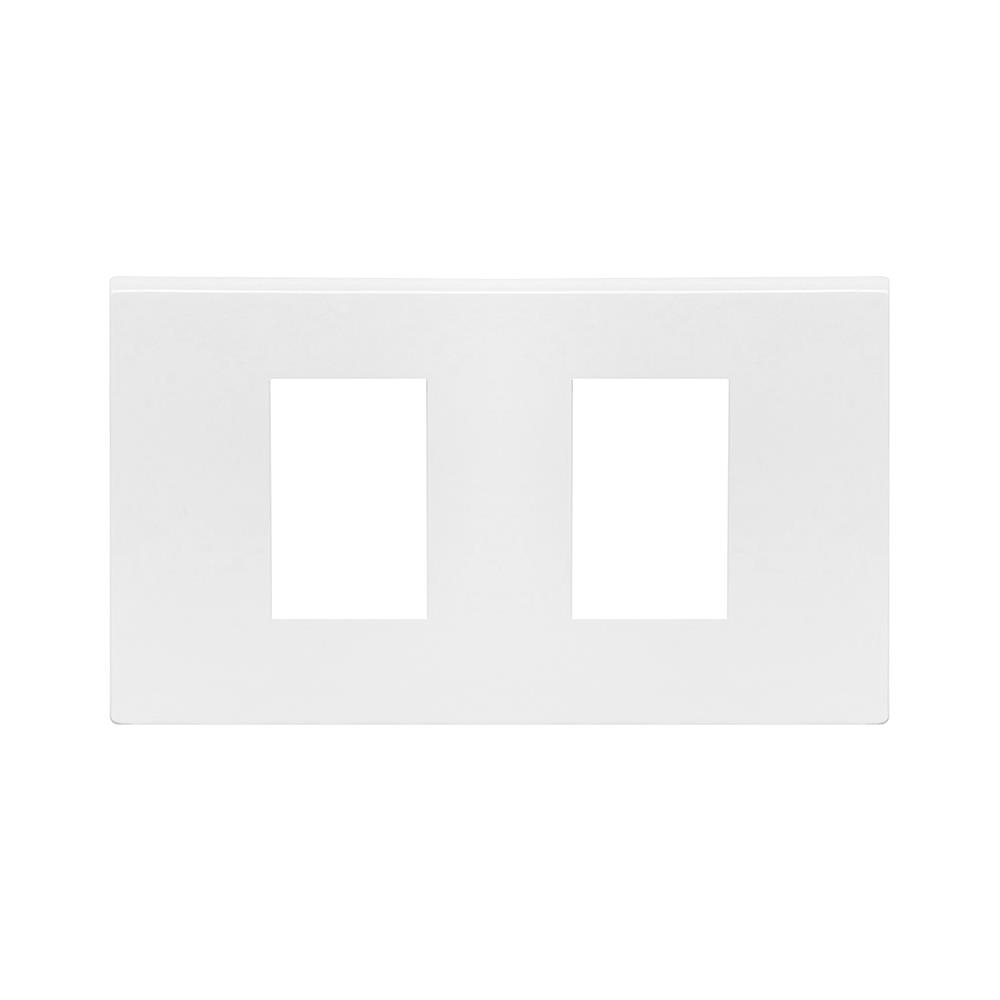 หน้ากาก 2 ช่อง CT ELECTRIC A-102 สีขาว