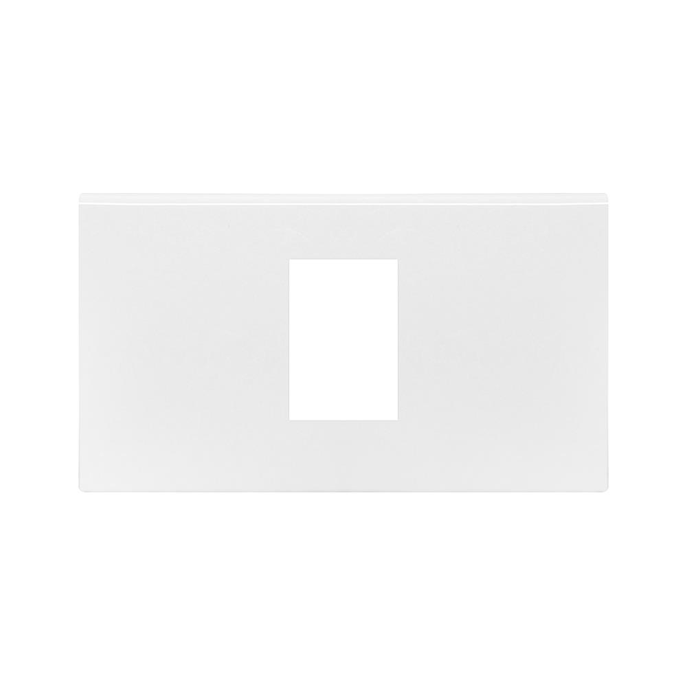 หน้ากาก 1 ช่อง CT ELECTRIC A-101 สีขาว