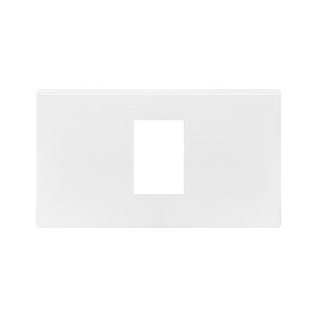 หน้ากาก 1 ช่อง CT ELECTRIC A-101 สีขาว