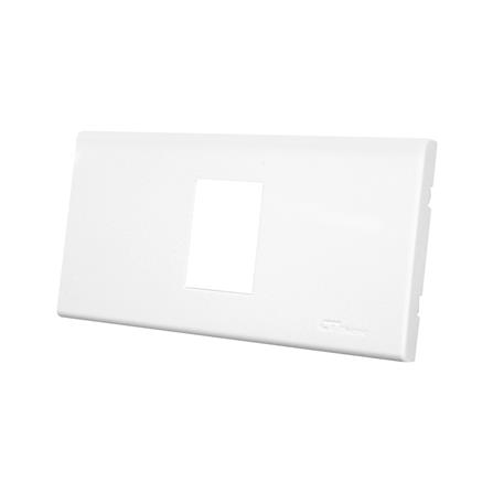 หน้ากาก 1 ช่อง CT ELECTRIC A-101 สีขาว_1