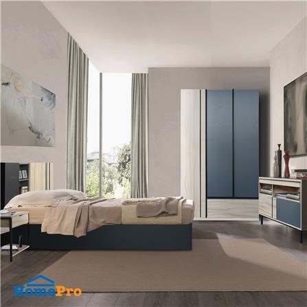 ตู้เสื้อผ้า FURDINI KNIGHT 120 ซม. NATURAL/เทาดำ_1