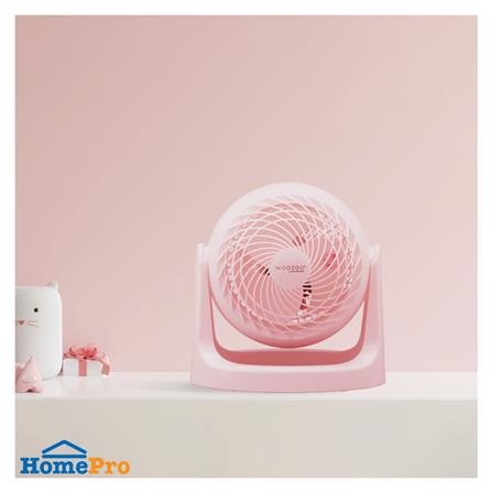 พัดลมพกพา IRIS OHYAMA PCF-HE18 สีชมพู_3