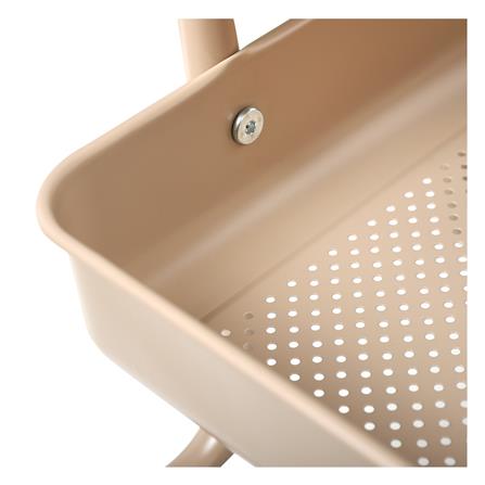 ชั้นวางของ 3 ชั้น มีล้อ STACKO ST25346 46x39.5x87 ซม. สีนู้ดเบจ_2