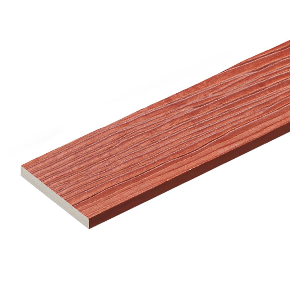 ไม้ระแนง SHERA ลายสัก 7.5X300X0.8 ซม. สีแดงเชอร์รี่