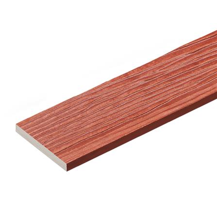 ไม้ระแนง SHERA ลายสัก 7.5X300X0.8 ซม. สีแดงเชอร์รี่_0