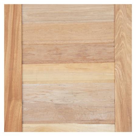 ประตูไม้แดงมาเลย์ N999 ลายตรง 80X200 ซม. ไม่เจาะลูกบิด_2