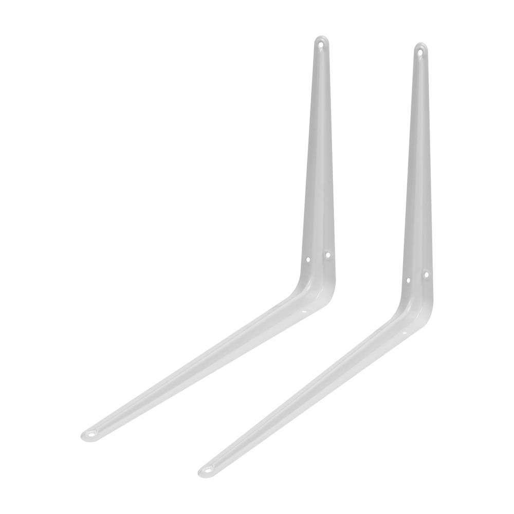 แขนรับชั้นเหล็ก CT DECOR 25X29.5 ซม. 2 ชิ้น สีขาว