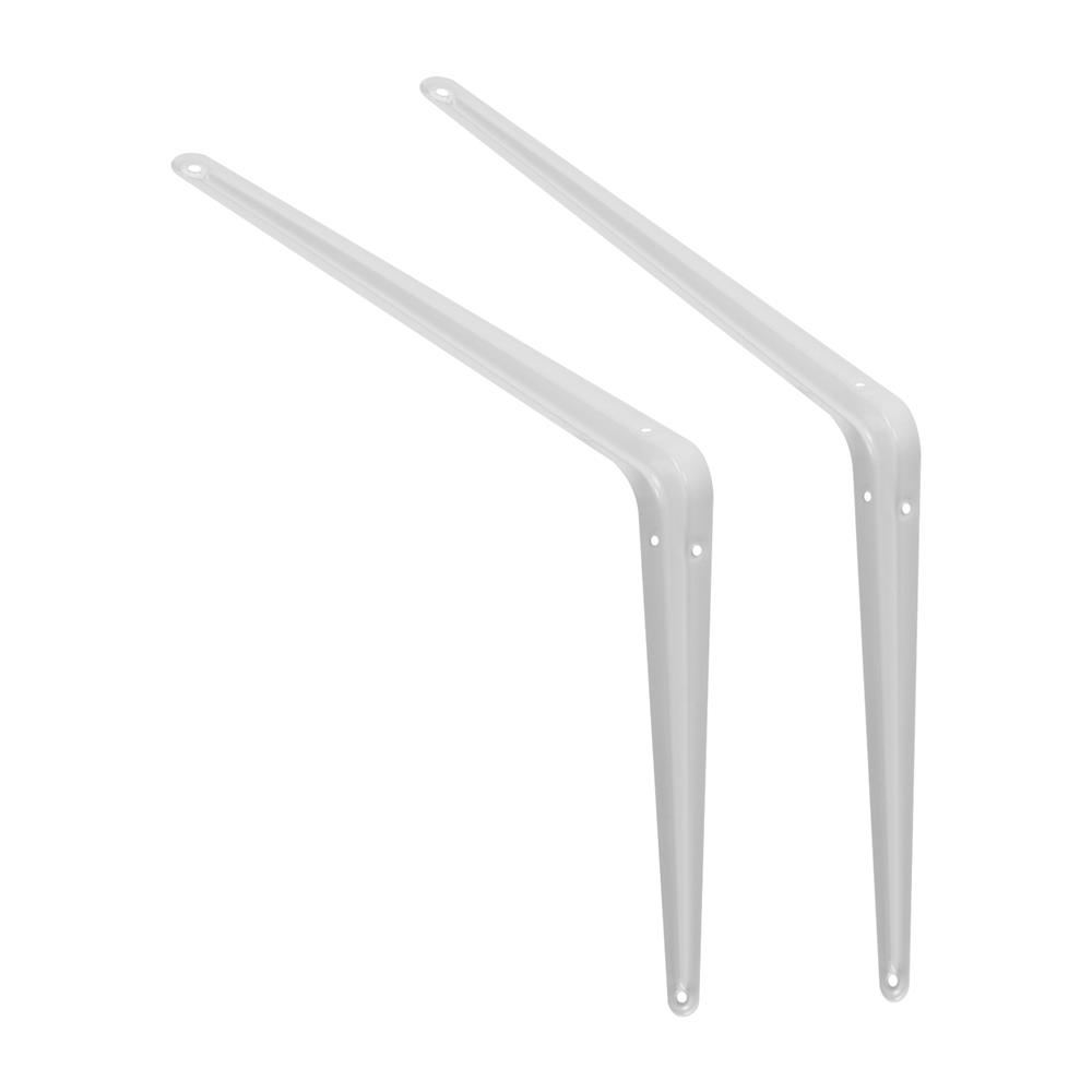 แขนรับชั้นเหล็ก CT DECOR 25X29.5 ซม. 2 ชิ้น สีขาว