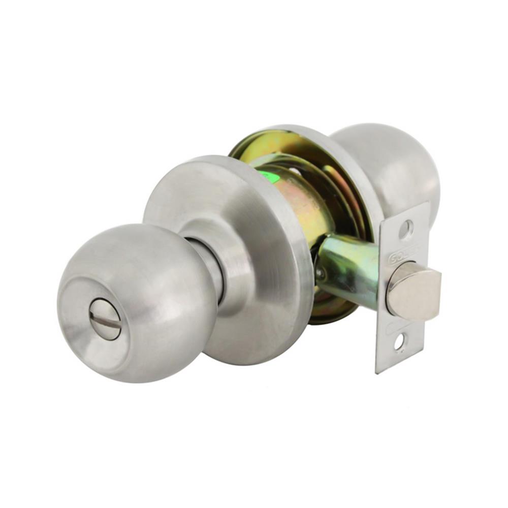 ลูกบิดห้องน้ำ หัวกลม SOLEX 8500 สีสเตนเลส