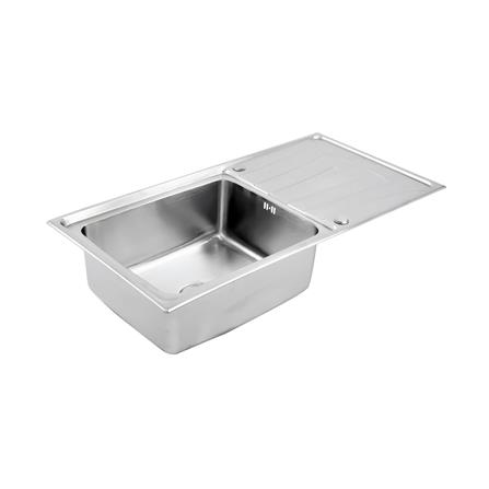 ซิงค์ฝัง 1 หลุม 1 ที่พัก DYNA HOME DH-10050EB สีเงิน_1