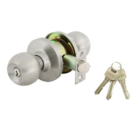 ลูกบิดทั่วไป หัวกลม SOLEX 8500 สีสเตนเลส