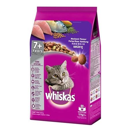 อาหารแมว WHISKAS SENIOR รสปลาทู 1.1 กก._0
