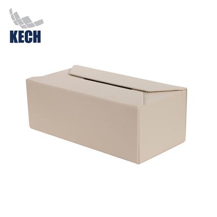 กล่องทิชชู่แผ่น PVC KECH STRIP สีครีม_0