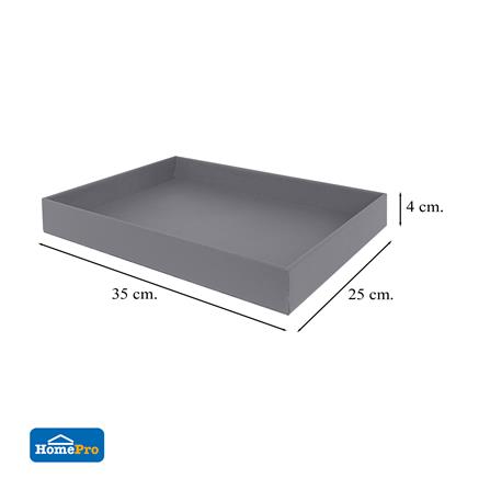 ถาด PVC KECH STRIP 35X25X4 ซม. สีเทา_5