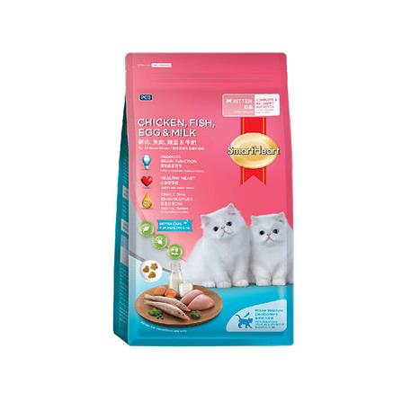 อาหารแมว SMARTHEART KITTEN CHICKEN FISH EGG AND MILK 1.1 กก_0
