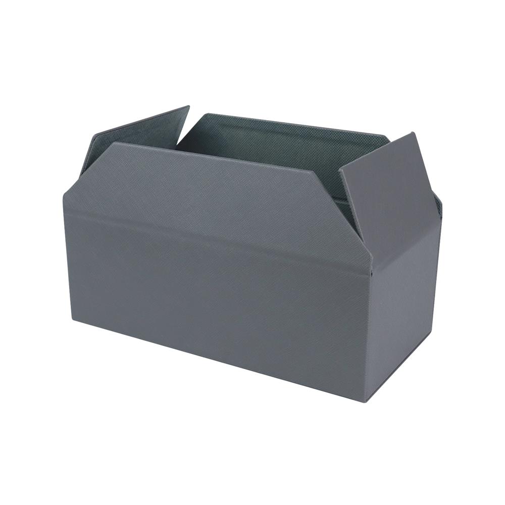 กล่องทิชชูแผ่น PVC KECH STRIP สีเทา