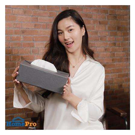 กล่องทิชชูแผ่น PVC KECH STRIP สีเทา_5