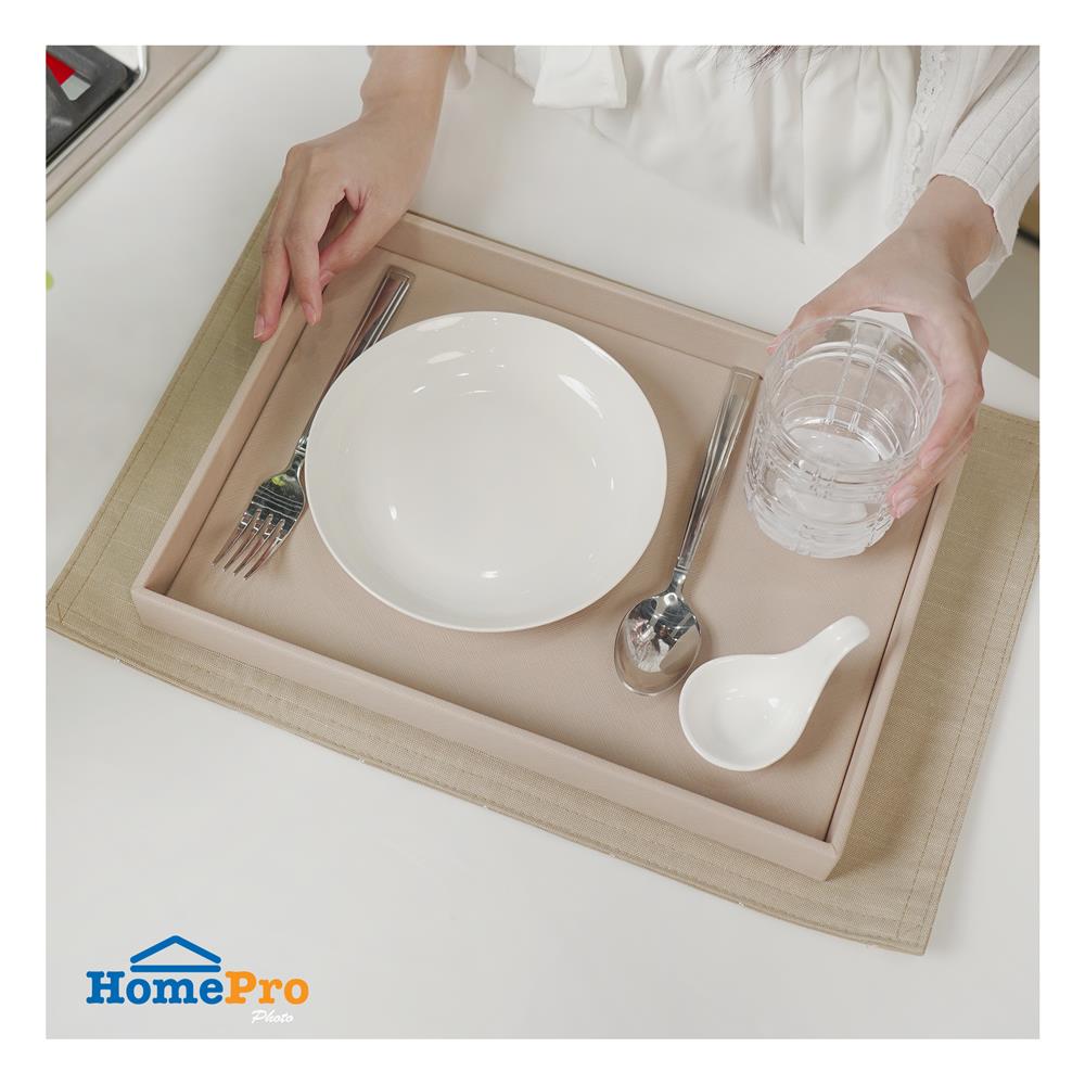 ถาด PVC KECH STRIP 35X25X4 ซม. สีครีม