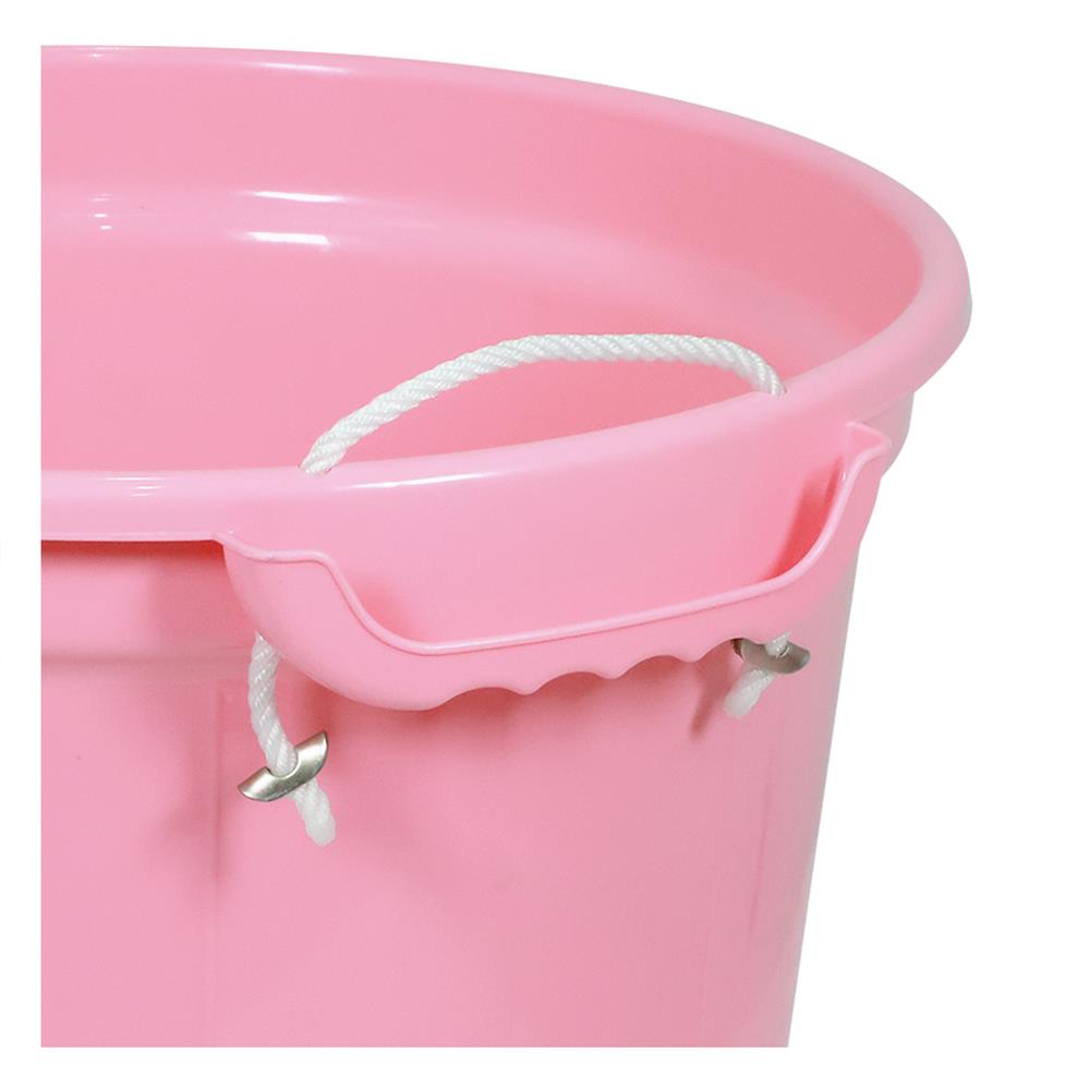 ถังน้ำกลม หูหิ้ว PLIM 30 ลิตร สีชมพู