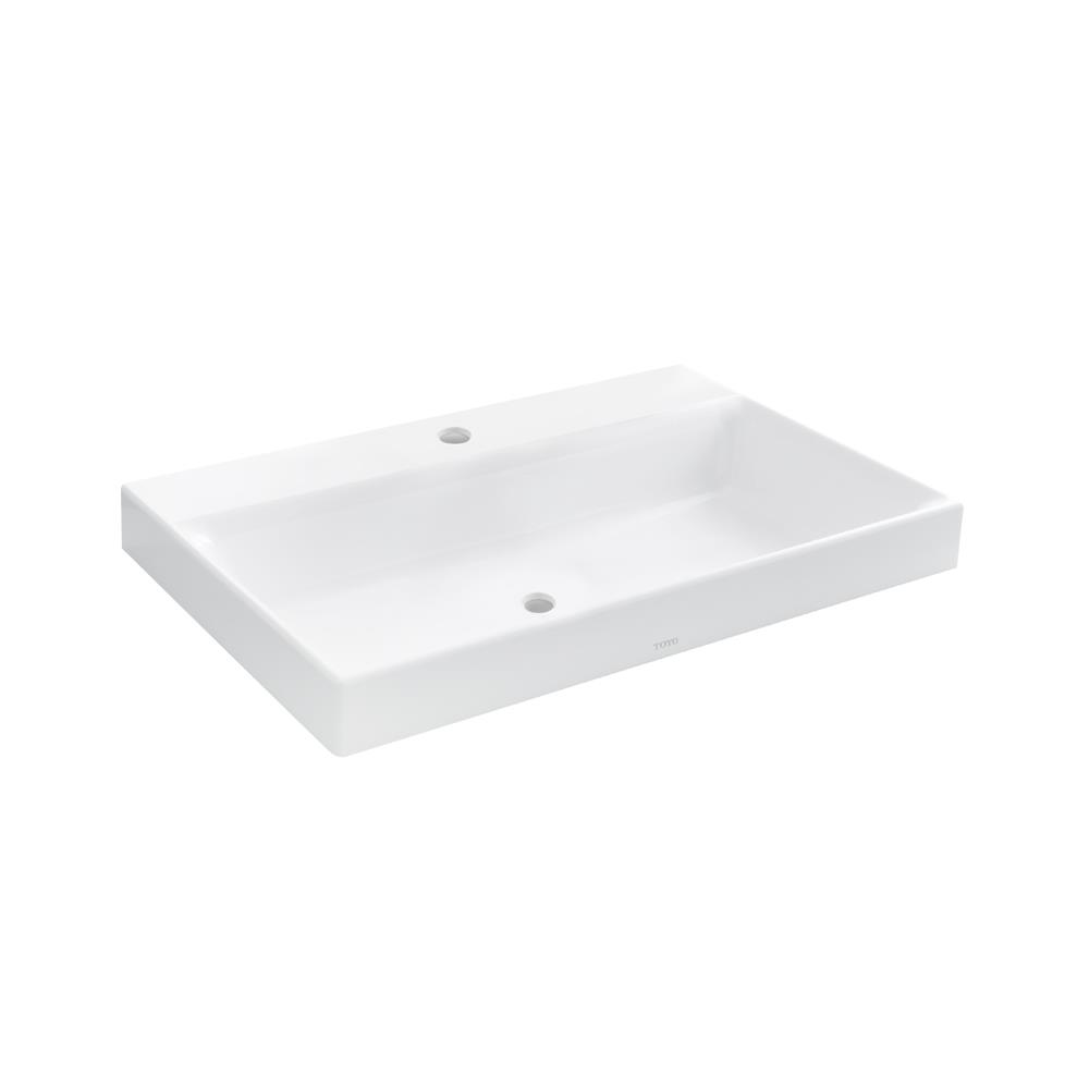 อ่างล้างหน้าวางบน TOTO LW1617C สีขาว