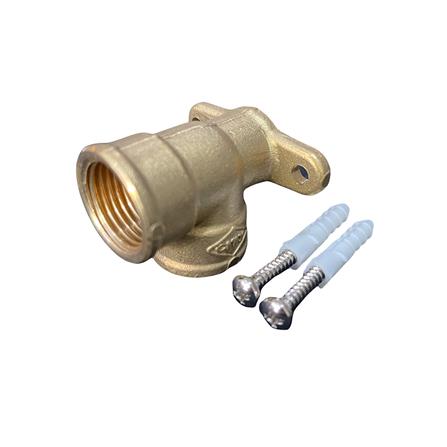 ข้องอ ฉากยึดท่อ ทองเหลือง CITY 1/2 นิ้ว_0