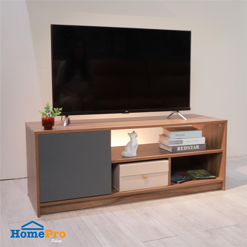 ตู้วางทีวี FURDINI SETH 120 ซม. สีวอลนัท/เทา