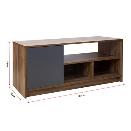 ตู้วางทีวี FURDINI SETH 120 ซม. สีวอลนัท/เทา_9