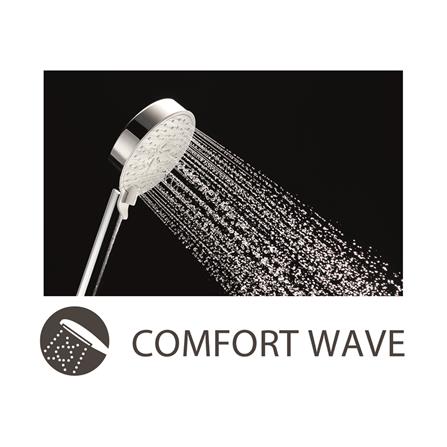 ชุดฝักบัวสายอ่อน 5 ระดับ TOTO TTSR106EMFK สีโครม_2