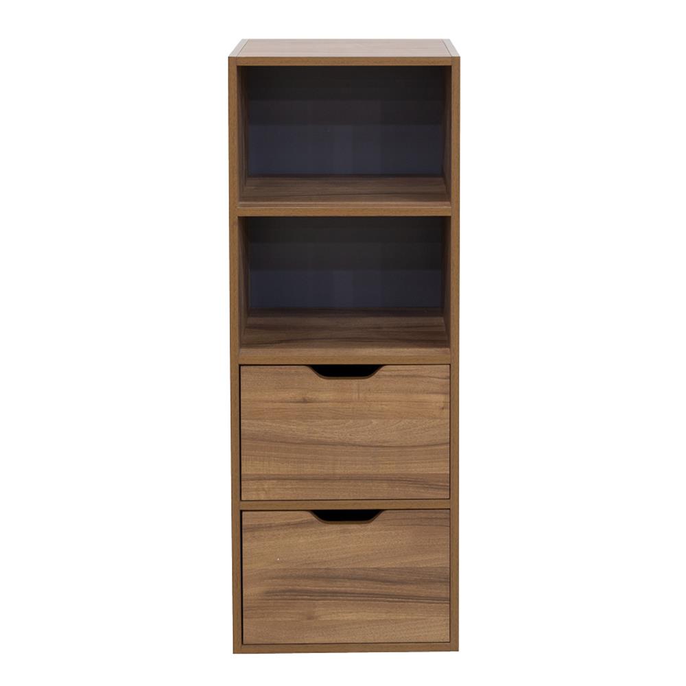 ตู้เตี้ยบานผสม 4 ช่อง FURDINI SAKI 40 ซม. สีวอลนัท