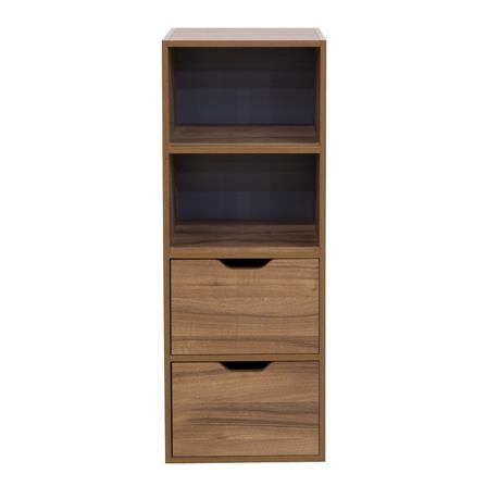 ตู้เตี้ยบานผสม 4 ช่อง FURDINI SAKI 40 ซม. สีวอลนัท_1