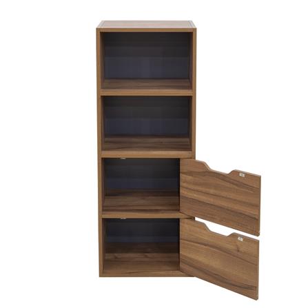 ตู้เตี้ยบานผสม 4 ช่อง FURDINI SAKI 40 ซม. สีวอลนัท_2