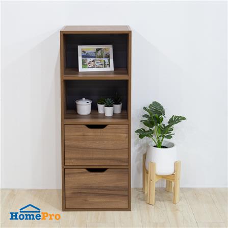 ตู้เตี้ยบานผสม 4 ช่อง FURDINI SAKI 40 ซม. สีวอลนัท_5