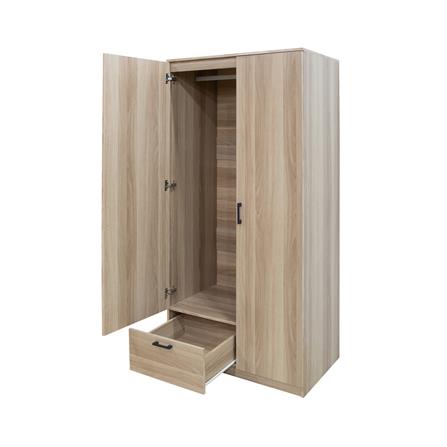 ตู้เสื้อผ้า 2 บานเปิด FURDINI AUSTIN 90 ซม. สีไวท์โอ๊ค_3