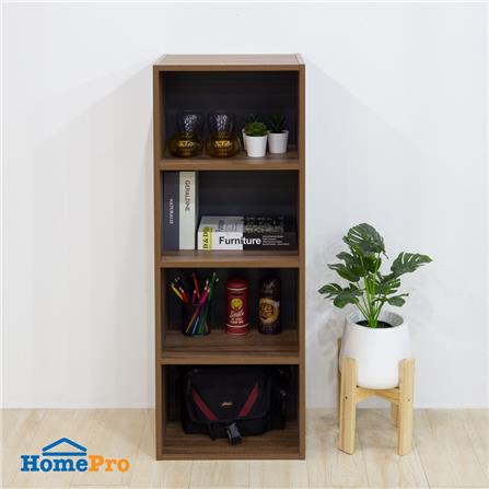 ตู้เตี้ยบานโล่ง 4 ชั้น FURDINI SAKI 40 ซม. สีวอลนัท_4