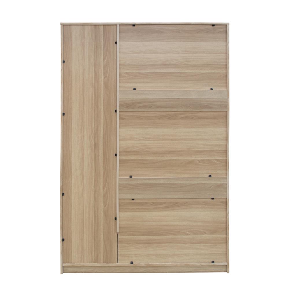 ตู้เสื้อผ้า 2 บานเปิด FURDINI AUSTIN 120 ซม. สีไวท์โอ๊ค