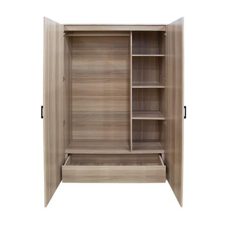 ตู้เสื้อผ้า 2 บานเปิด FURDINI AUSTIN 120 ซม. สีไวท์โอ๊ค_3