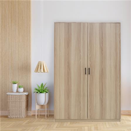 ตู้เสื้อผ้า 2 บานเปิด FURDINI AUSTIN 120 ซม. สีไวท์โอ๊ค_5