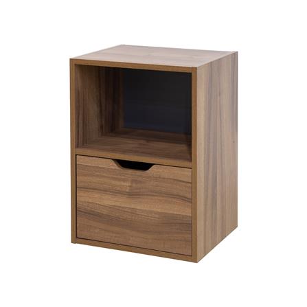 ตู้เตี้ยบานผสม 2 ช่อง FURDINI SAKI 40 ซม. สีวอลนัท