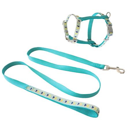 สายรัดอกพร้อมสายจูง KAFBO CATHARNESS ไซซ์ XS สี BLUE_0