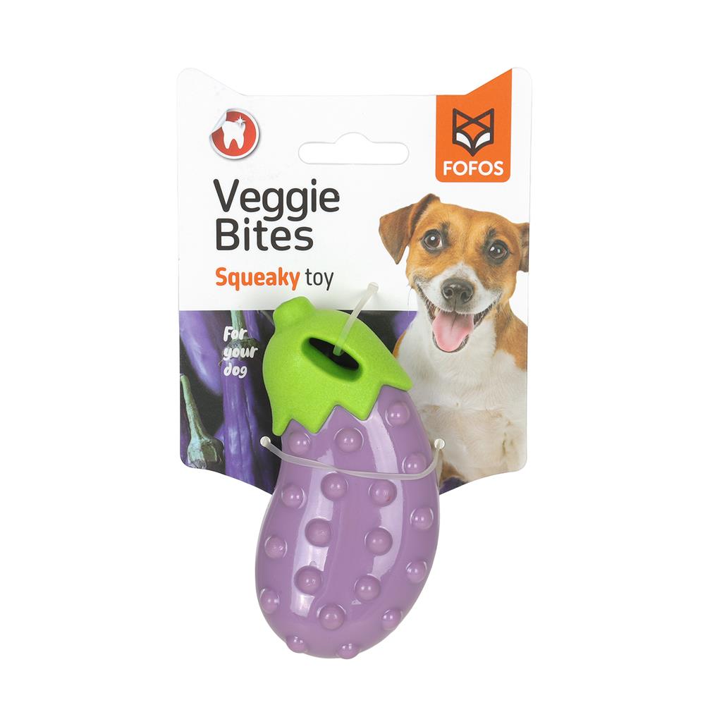ของเล่นสำหรับสุนัข FOFOS รูปมะเขือม่วง