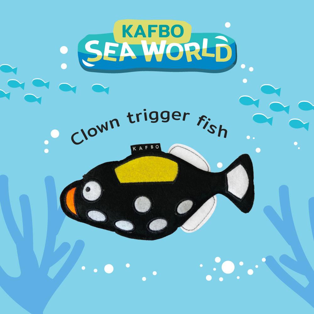 ของเล่นสุนัข KAFBO SEA WORLD CLOWN TRIGGER FISH