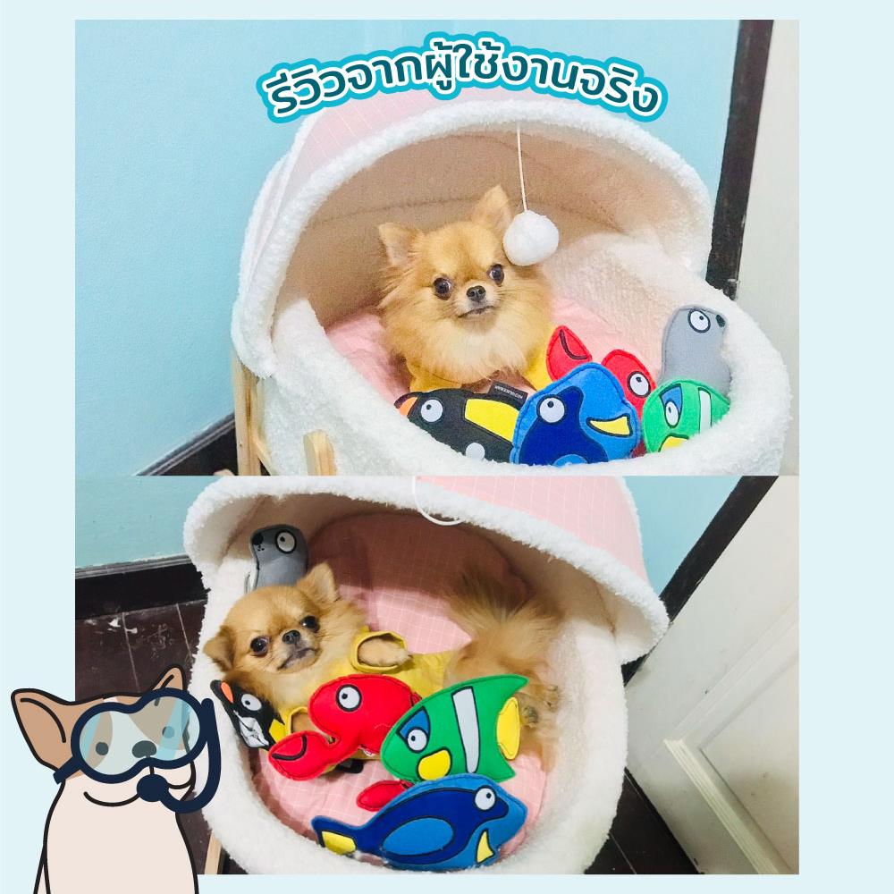 ของเล่นสุนัข KAFBO SEA WORLD CLOWN TRIGGER FISH