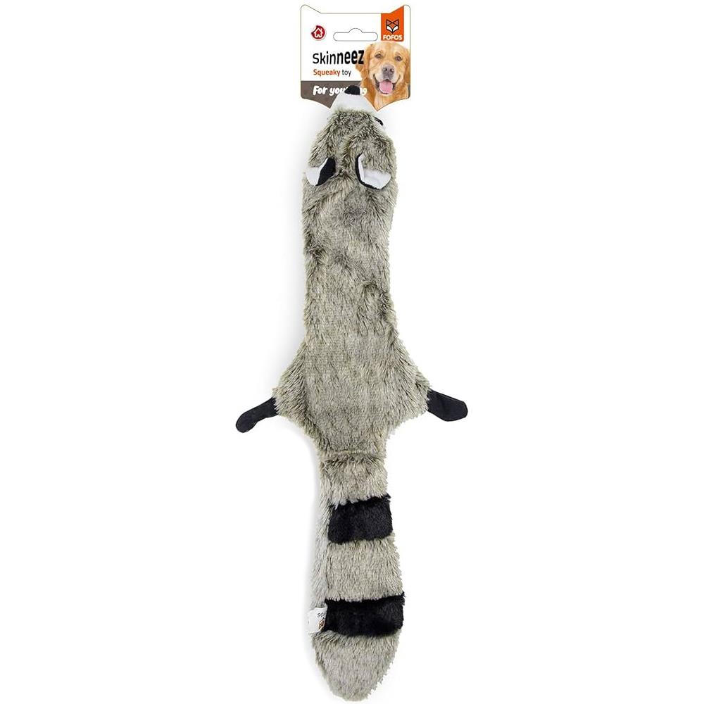 ของเล่นสำหรับสุนัข FOFOS DOG TOY SKINNEEZ RACCOON