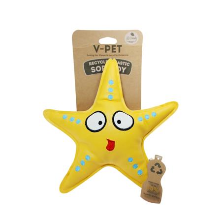ของเล่นสุนัข V PET PLUSH TOY LEATHER FABRIC STARFISH_0
