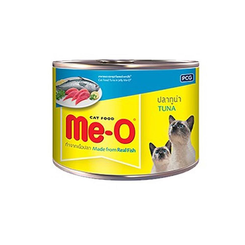 อาหารเปียกแมว MEO รสปลาทูน่า 185 ก.