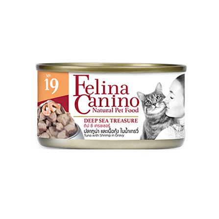 อาหารเปียกแมว FELINA CANINO CAT 19 DEEP SEA TREASURE 70 ก._0