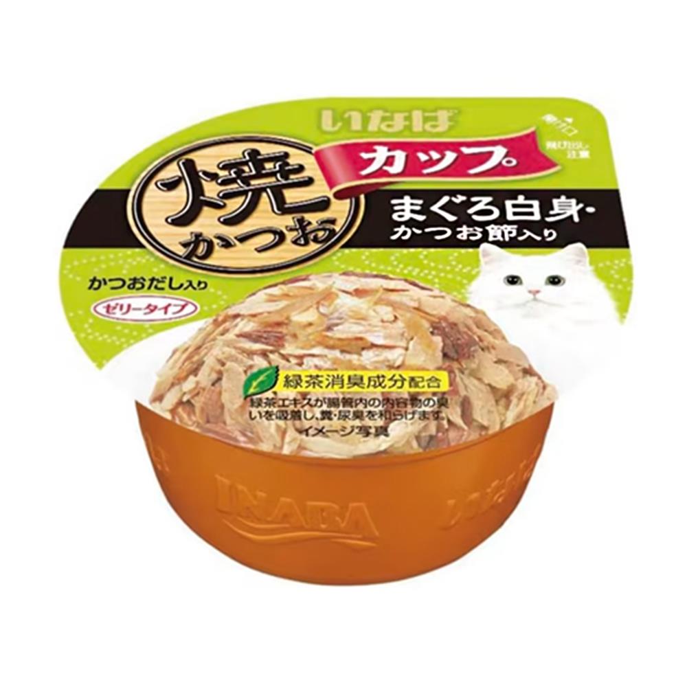 อาหารเปียกแมว INABA CUP GRAVY MAGURO WITH KATSUOBUSHI 80 ก.